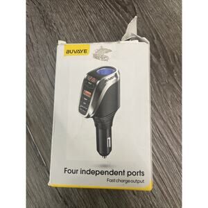 Car Cigarette Lighter Socket 3 USB Type-C PD Charger Splitter 12V Power Adapter